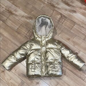 GAP Kids Gold Puffer Jacket
